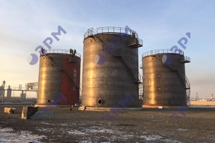 Склад нефтепродуктов на 3000 м3 (проект, изготовление и монтаж)  в Челябинске - Опытный завод резервуаров и металлоконструкций