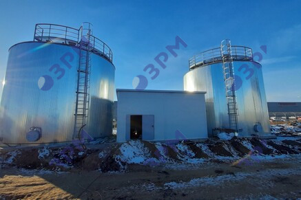 Резервуары РВС-500 х 2 комплекта для воды  в Челябинске - Опытный завод резервуаров и металлоконструкций