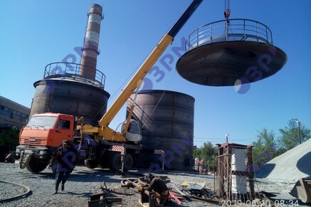 РВС-300 м3 для битума в Челябинске - Опытный завод резервуаров и металлоконструкций