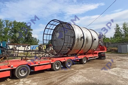 Резервуар РВ-38 из нержавеющей стали в Челябинске - Опытный завод резервуаров и металлоконструкций