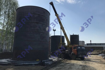 Резервуары РВС-300 и РВС-100 для трансформаторного масла в Челябинске - Опытный завод резервуаров и металлоконструкций