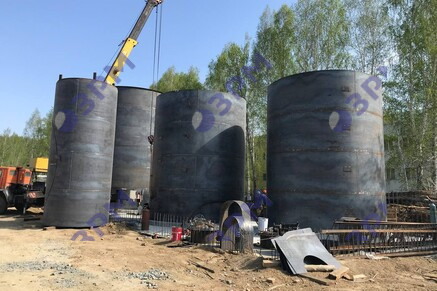 Резервуары РВС-300 и РВС-100 для трансформаторного масла в Челябинске - Опытный завод резервуаров и металлоконструкций