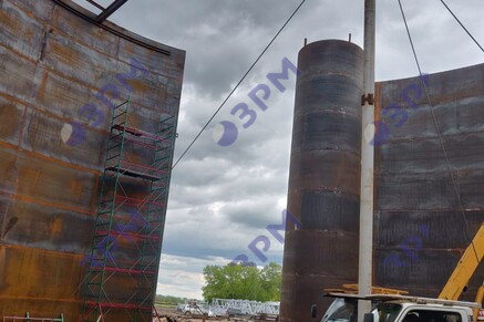 РВС-5000 м3 для битума в Челябинске - Опытный завод резервуаров и металлоконструкций